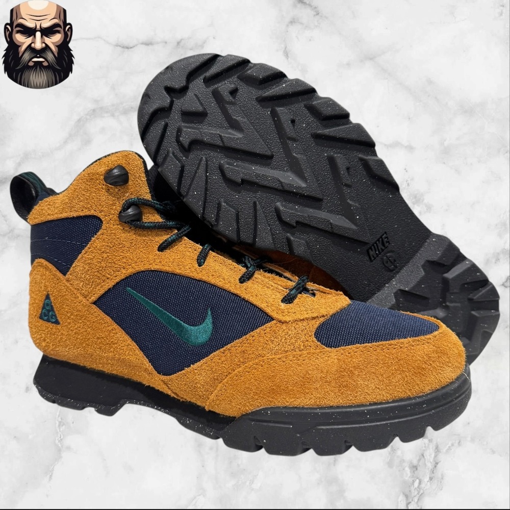 Nike ACG Torre Mid Hiking B-Grade Boots Men Sz 8 BrownNavy Waterproof FD0212-800